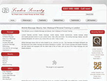 Tablet Screenshot of londonserenity.com